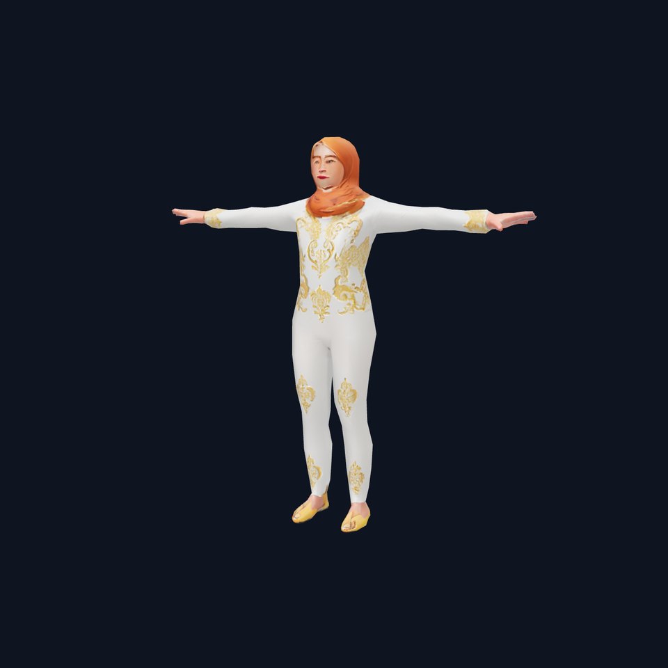 Golden Embroidered Bodysuit model pack